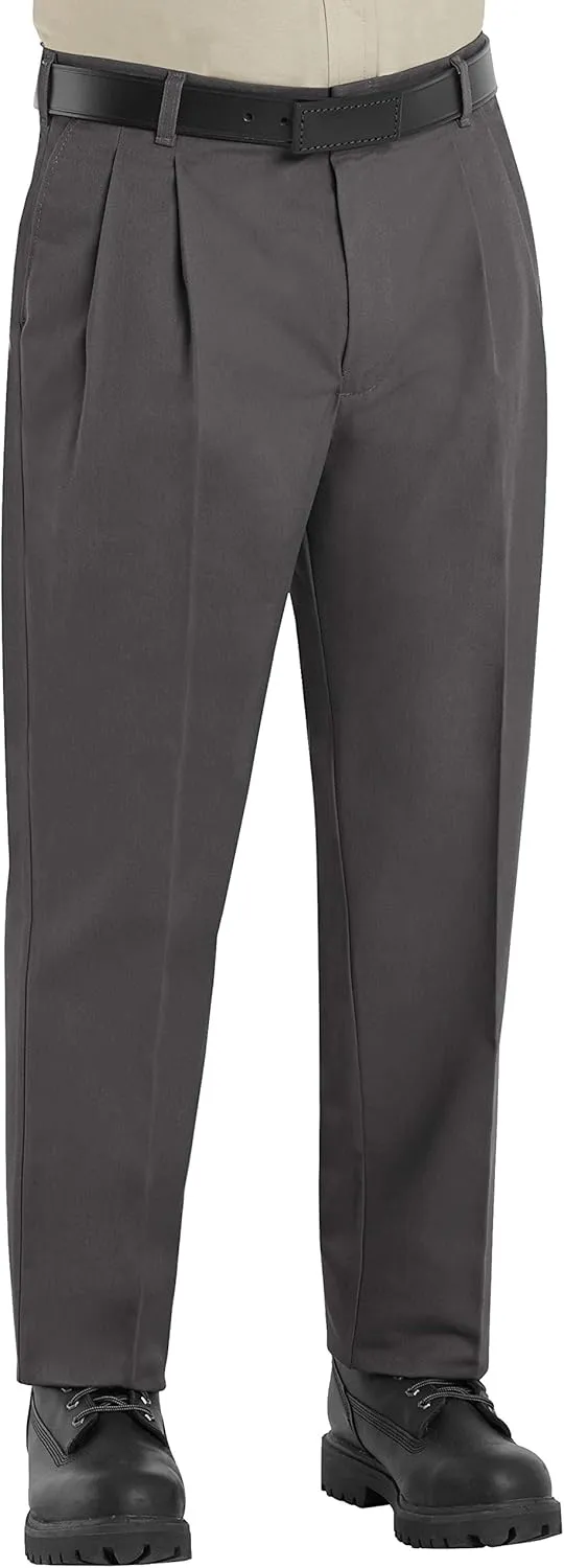 Red Kap Men's Executive Double Pleated Twill Work Slacks