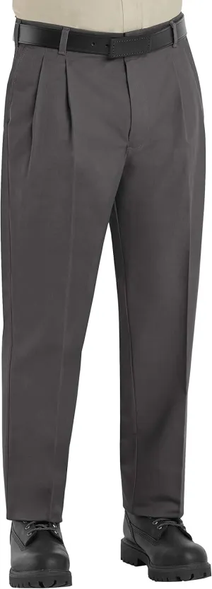 Red Kap Men's Executive Double Pleated Twill Work Slacks