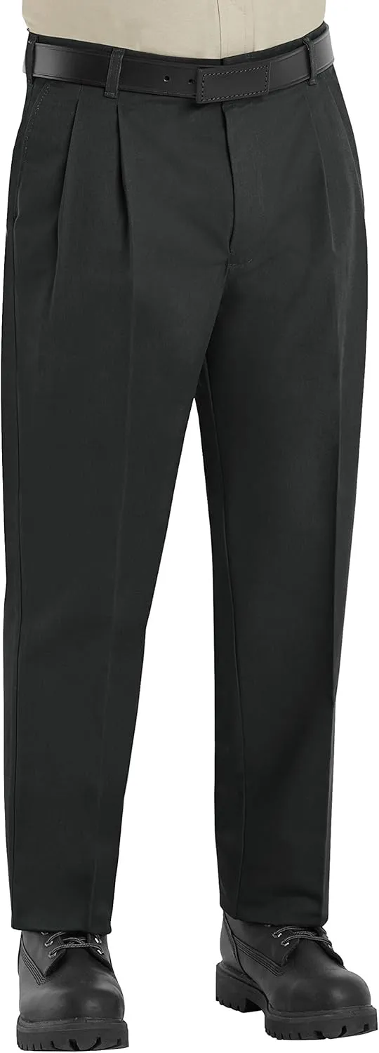 Red Kap Men's Executive Double Pleated Twill Work Slacks