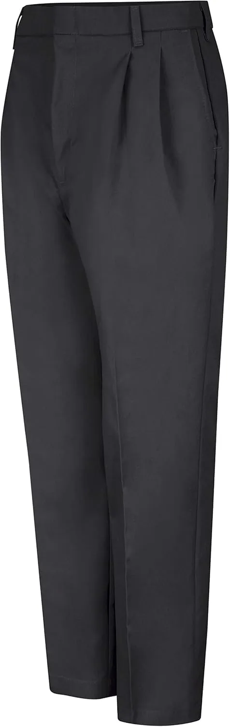 Red Kap Men's Executive Double Pleated Twill Work Slacks