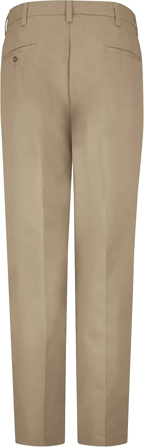Red Kap Men's Executive Double Pleated Twill Work Slacks