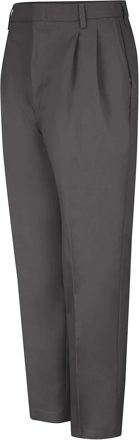 Red Kap Men's Executive Double Pleated Twill Work Slacks