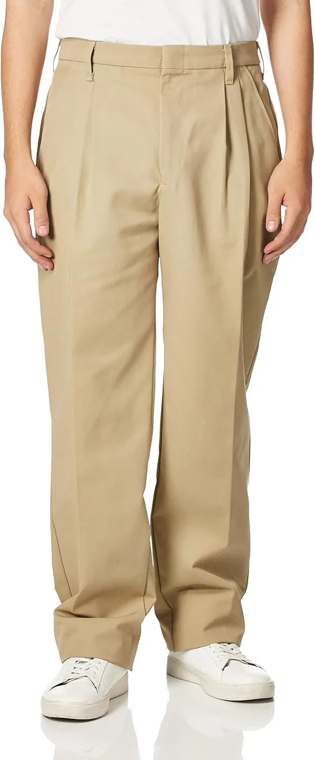 Red Kap Men's Executive Double Pleated Twill Work Slacks