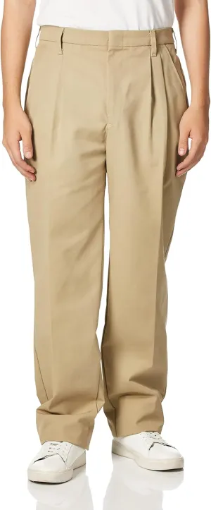 Red Kap Men's Executive Double Pleated Twill Work Slacks