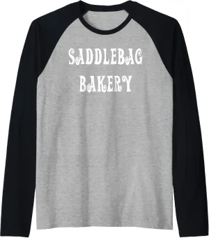 Saddlebag Bakery Old West Raglan Baseball Tee