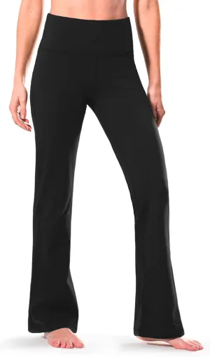 Safort 28" 30" 32" 34" Inseam Regular Tall Bootcut Yoga Pants Flared Leg Dress Pants with Pockets for Casual