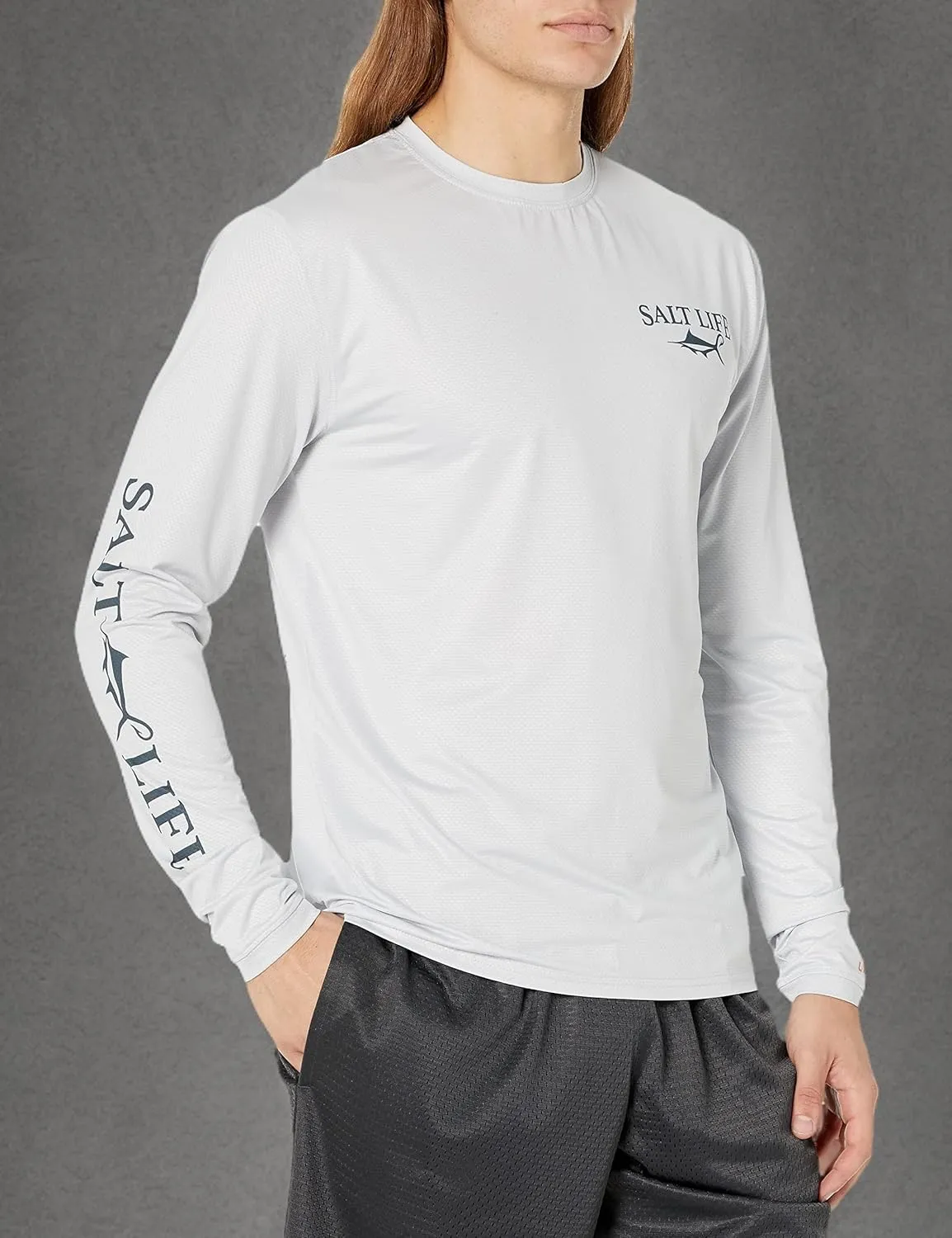 Salt Life Men's Dragnet SLX Long Sleeve Classic Fit Shirt