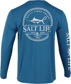 Salt Life Men's Dragnet SLX Long Sleeve Classic Fit Shirt