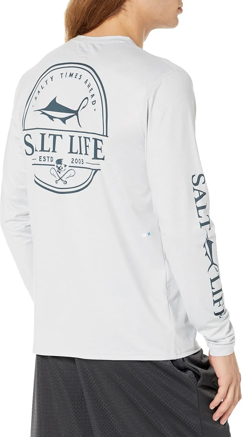 Salt Life Men's Dragnet SLX Long Sleeve Classic Fit Shirt