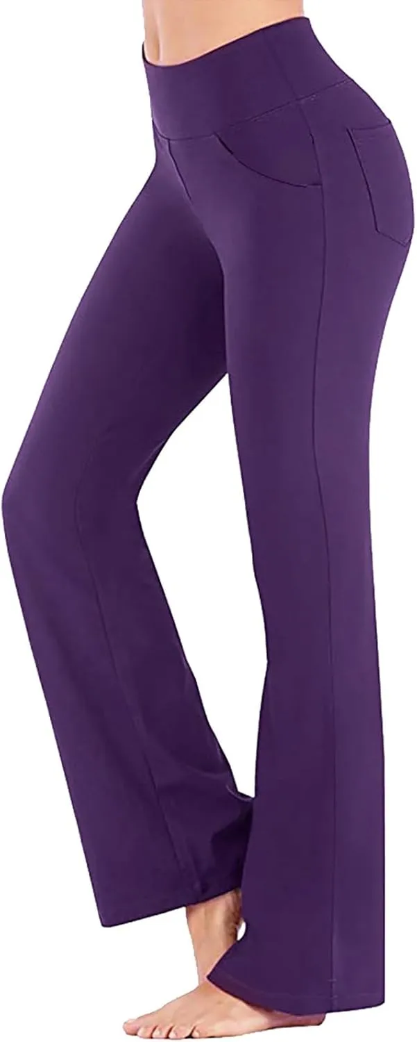 Scrunch Butt Lifting Leggings for Women High Trousers for Yoga Flared Straight Fitness Workout Yoga Leggings for