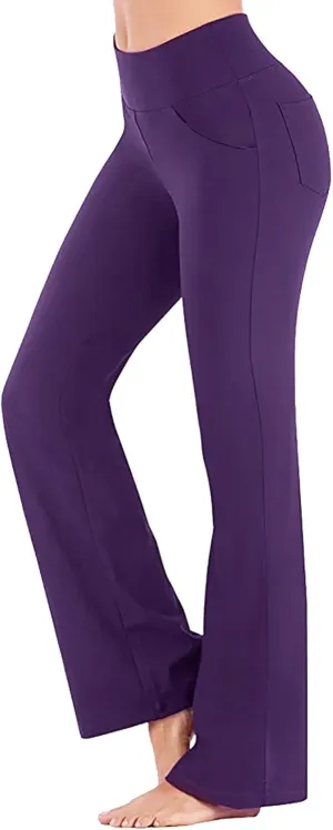 Scrunch Butt Lifting Leggings for Women High Trousers for Yoga Flared Straight Fitness Workout Yoga Leggings for