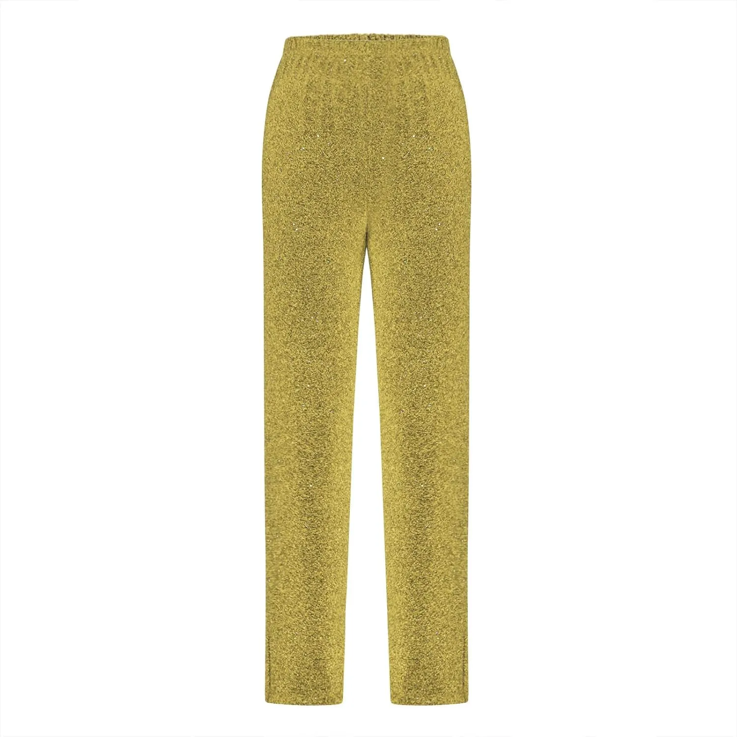 Sequin Print Pants Women Fashion Y2K Yoga Workout Leggings Stretch High Waisted Elastic Streetwear Cozy Lounge Slacks