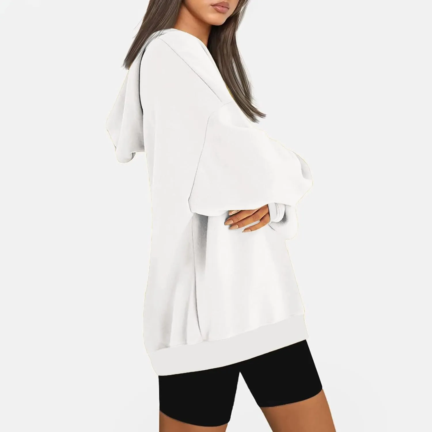 SMIDOW Womens Oversized Hoodies Sweatshirts Fleece Hooded Pullover Tops Sweaters Casual Fall Fashion Outfits 2023 y2k Clothes