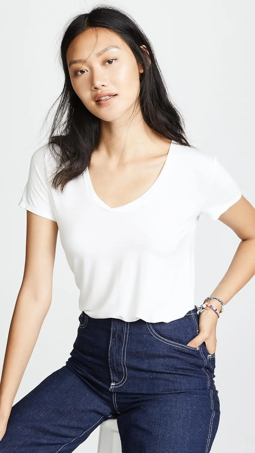 Splendid Women's Scoop Neck Short Sleeve T-Shirt