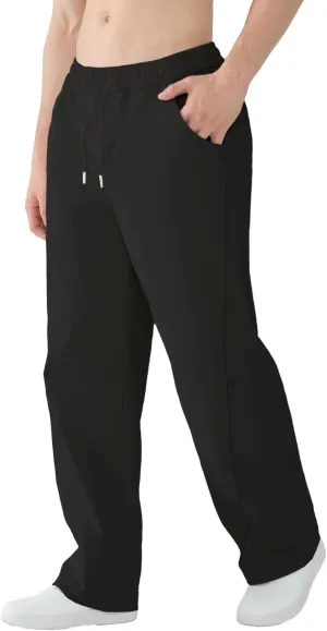 Susclude Mens Baggy Pants Wide Leg Summer Casual Pants Y2k Lightweight Elastic Waist Drawstring 2025 Trendy Pants
