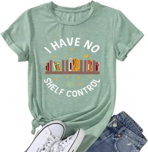 Take A Look Its in A Book T-Shirt Women Cute Book Lover Gift Teacher Shirt Reading Top Funny Letter Print Rainbow Graphic Tee