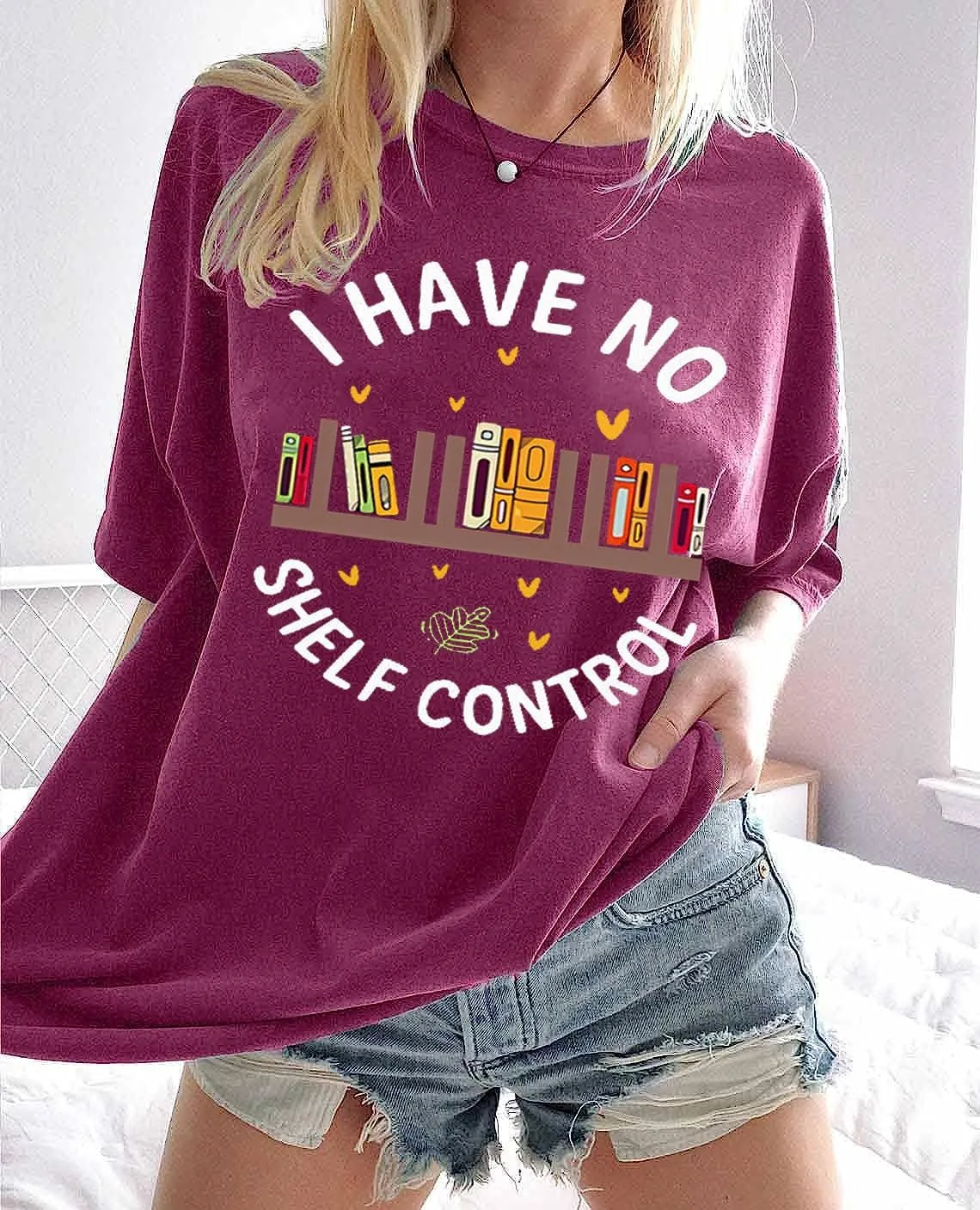 Take A Look Its in A Book T-Shirt Women Cute Book Lover Gift Teacher Shirt Reading Top Funny Letter Print Rainbow Graphic Tee