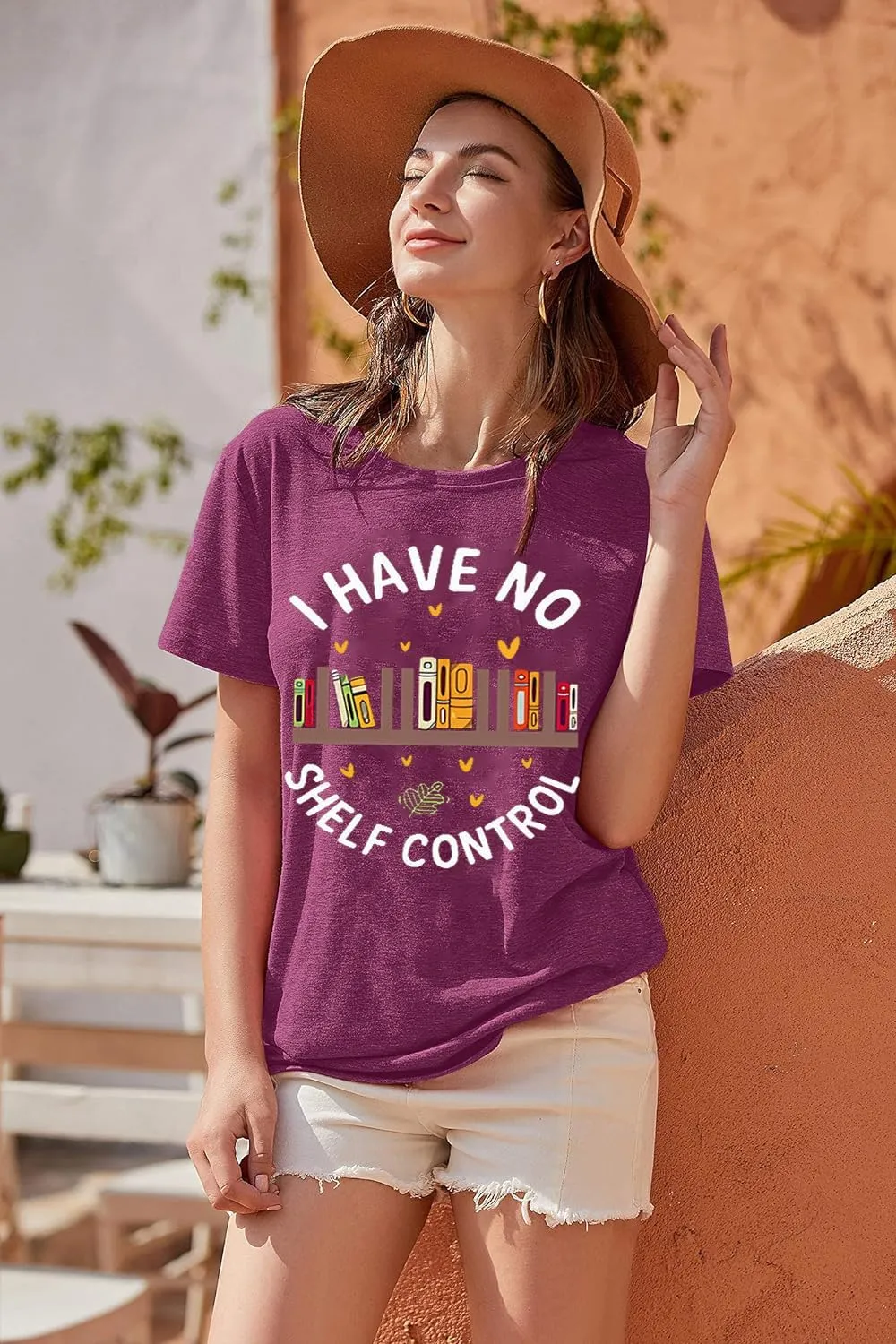 Take A Look Its in A Book T-Shirt Women Cute Book Lover Gift Teacher Shirt Reading Top Funny Letter Print Rainbow Graphic Tee