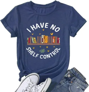 Take A Look Its in A Book T-Shirt Women Cute Book Lover Gift Teacher Shirt Reading Top Funny Letter Print Rainbow Graphic Tee