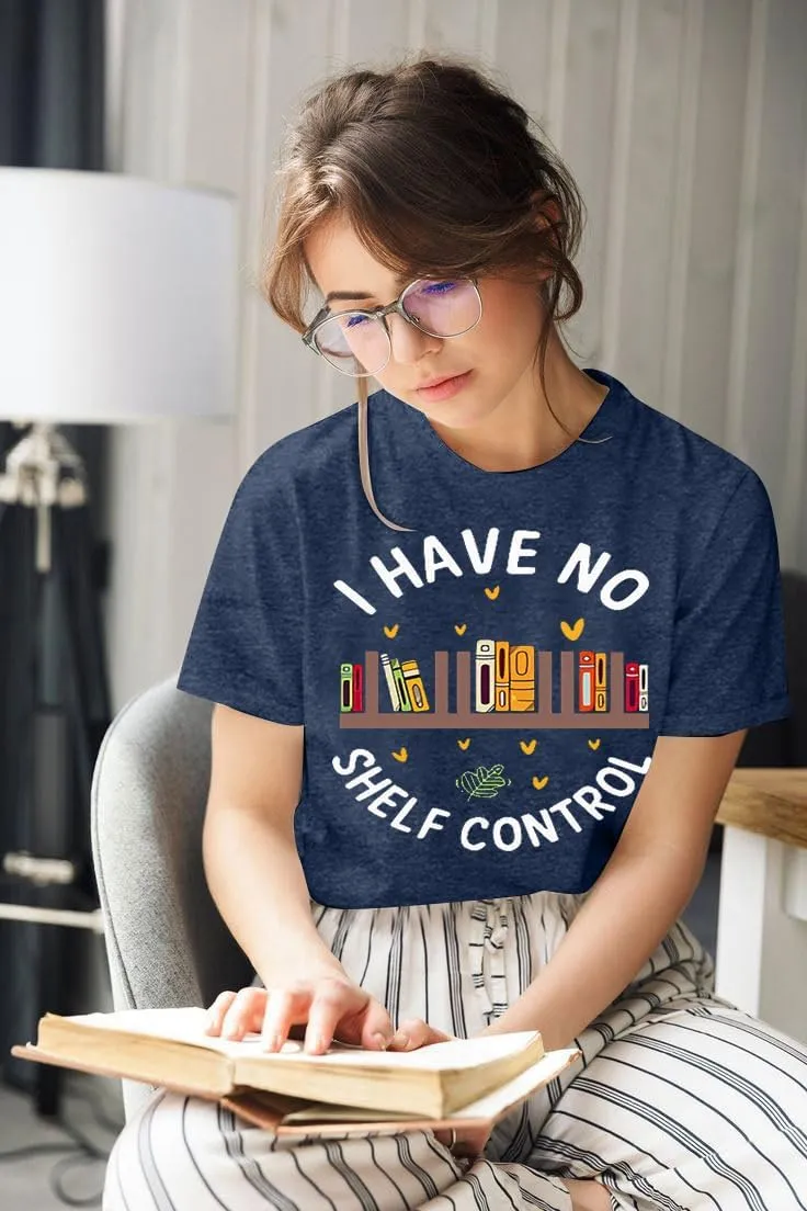 Take A Look Its in A Book T-Shirt Women Cute Book Lover Gift Teacher Shirt Reading Top Funny Letter Print Rainbow Graphic Tee