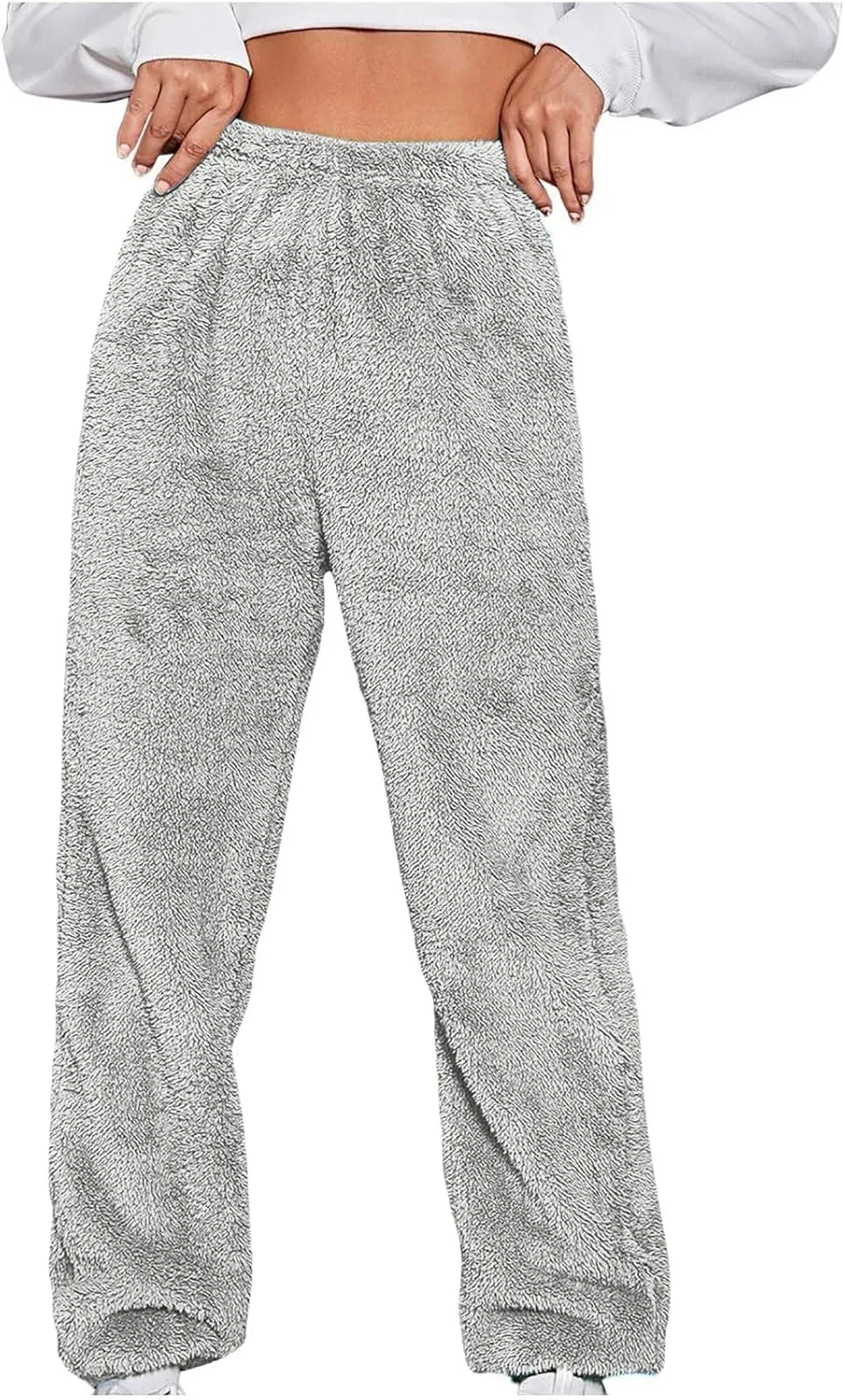 TANGNADE Women Pajama Pants Plus Size Flannel Pj Pants Comfy Lounge Pants Sleep Bottoms Women Fuzzy Sleepwear