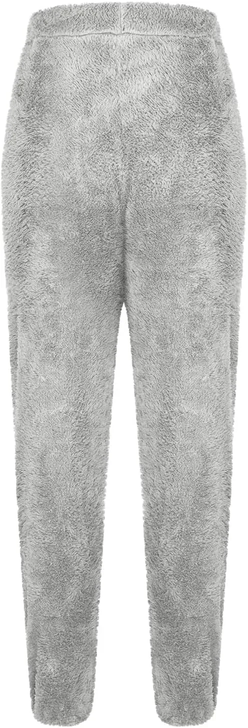 TANGNADE Women Pajama Pants Plus Size Flannel Pj Pants Comfy Lounge Pants Sleep Bottoms Women Fuzzy Sleepwear