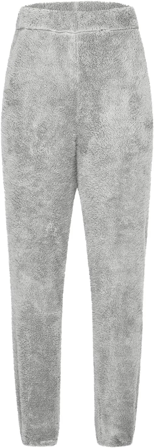 TANGNADE Women Pajama Pants Plus Size Flannel Pj Pants Comfy Lounge Pants Sleep Bottoms Women Fuzzy Sleepwear