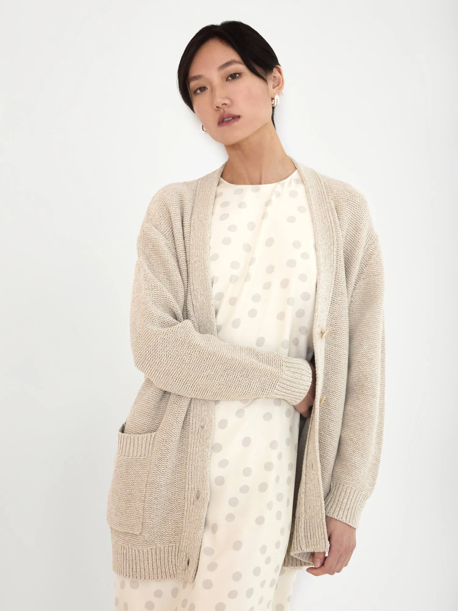 Textured Easy Cardigan