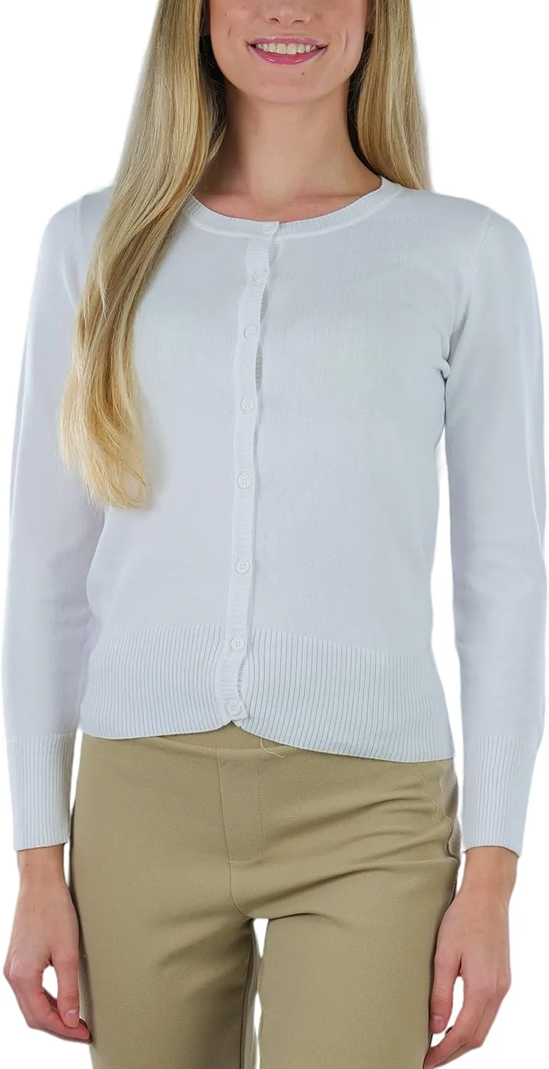 ToBeInStyle Women's Long Sleeve Button Down V-Neck Cardigan