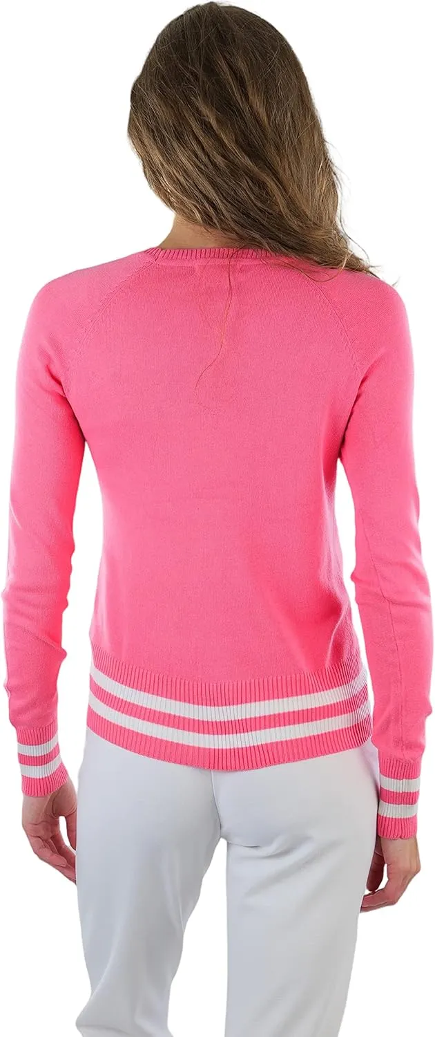ToBeInStyle Women's Long Sleeve Button Down V-Neck Cardigan