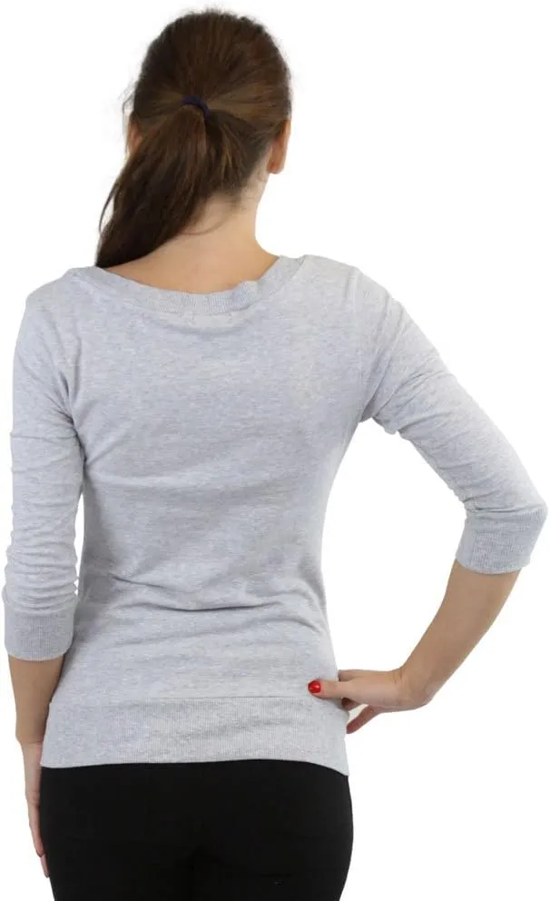 ToBeInStyle Women's Long Sleeve Button Down V-Neck Cardigan