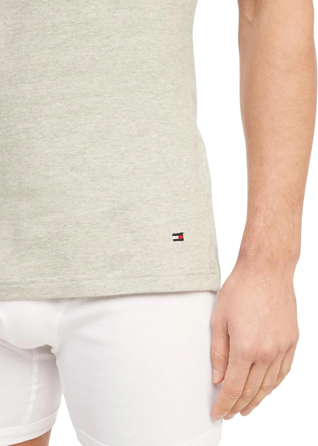 Tommy Hilfiger Men's Cotton Classics V-Neck Undershirts, 3-Pack