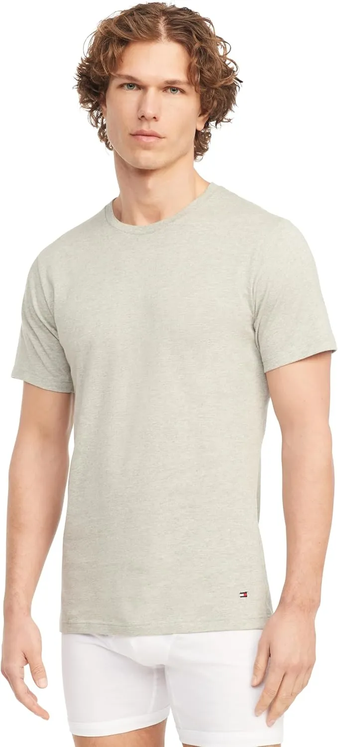 Tommy Hilfiger Men's Cotton Classics V-Neck Undershirts, 3-Pack