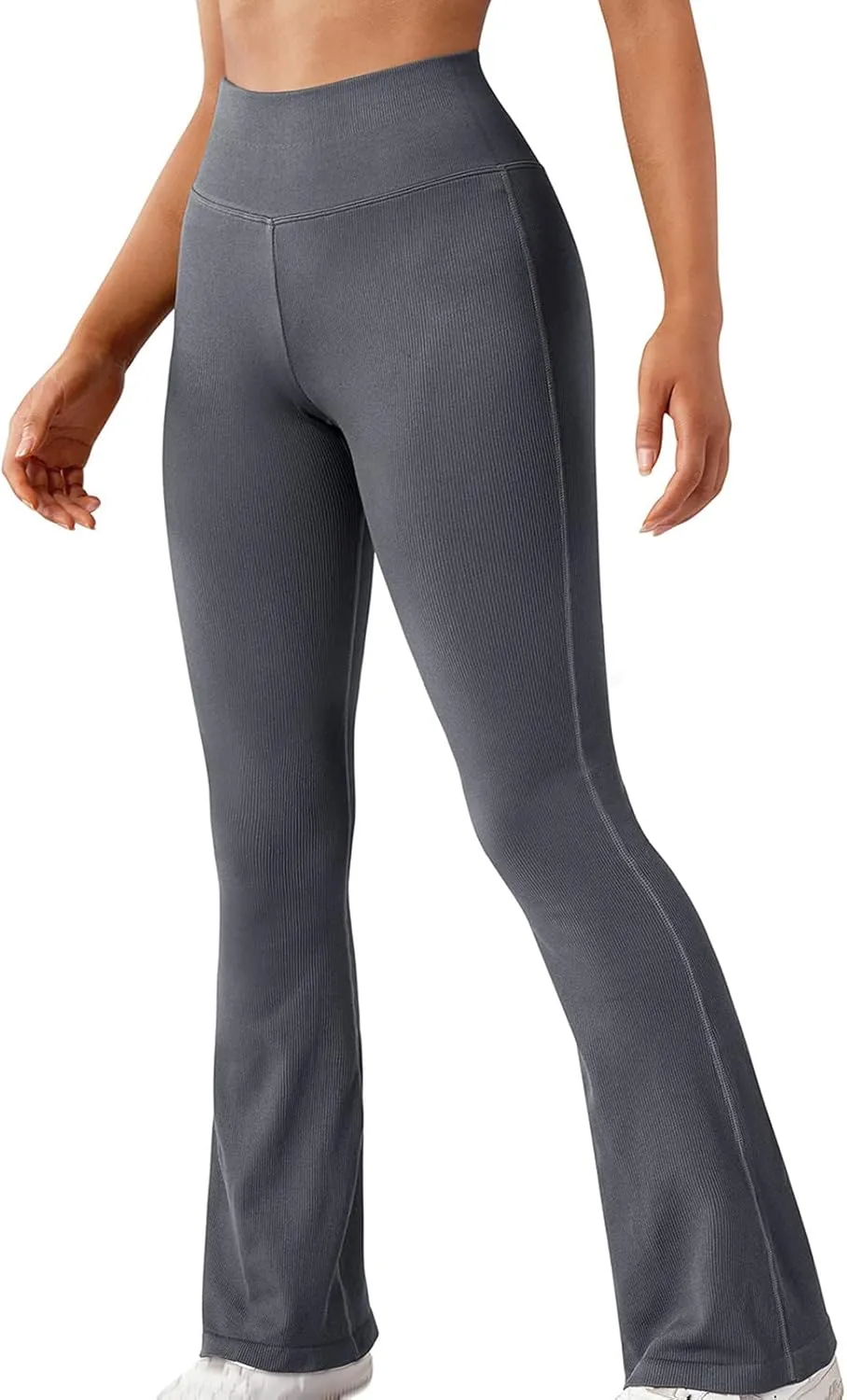 Uillui Flare Pants for Women Gym Athletic Yoga Tights Sweatpants High Waist Stretch Casual Bell Bottom Trouser Homewear Pant