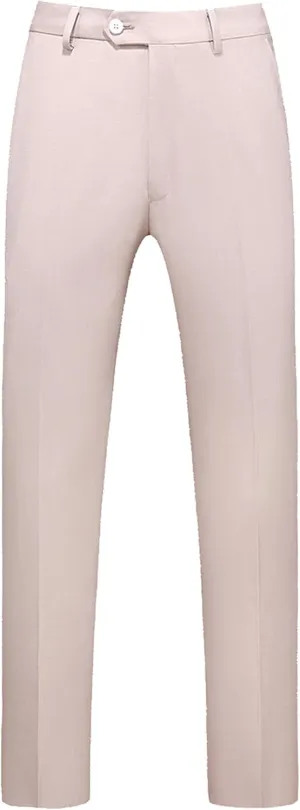 UNINUKOO Mens Dress Pants Slim Fit Solid Color Skinny Trousers Classic Business Casual Wedding Suit Pants