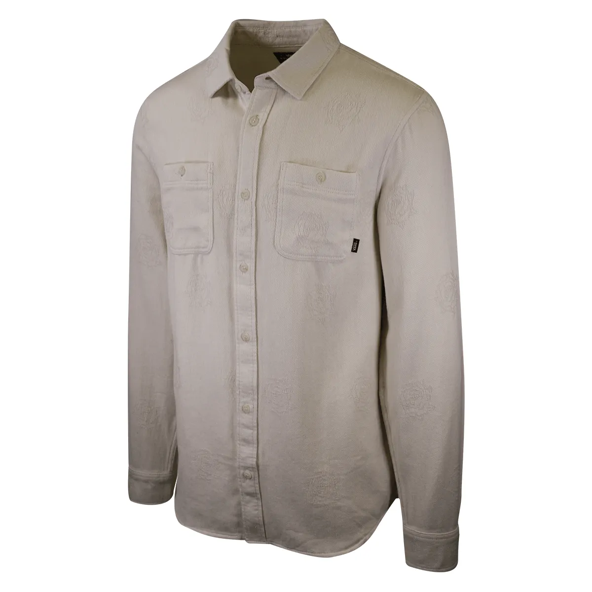 Vans Off The Wall Men's Antique White Kyle Walker L/S Flannel Shirt (S01)