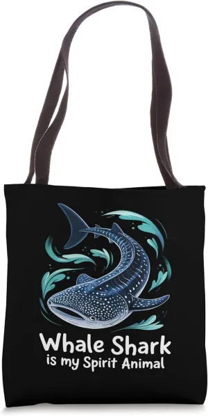 Whale Shark Is My Spirit Animal Cute Whale Shark Lover Kids Tote Bag
