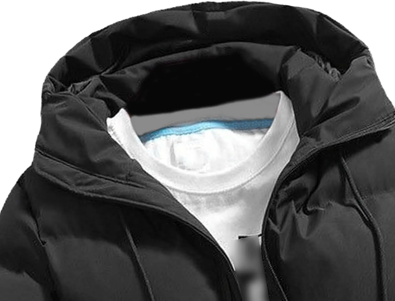Winter Thicken Jacket for Men Windproof Warm Hooded Down Coat Padded Quilted Outwear Outdoor Parka Outerwear
