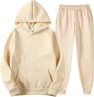 Womens Cargo Sweatpants Autumn and Winter Leisure Solid Color Hooded Sweater Pants with High Waisted Joggers Pants