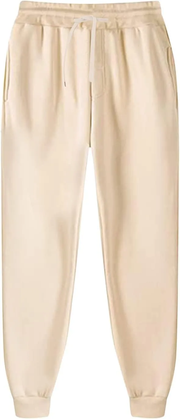 Womens Cargo Sweatpants Autumn and Winter Leisure Solid Color Hooded Sweater Pants with High Waisted Joggers Pants