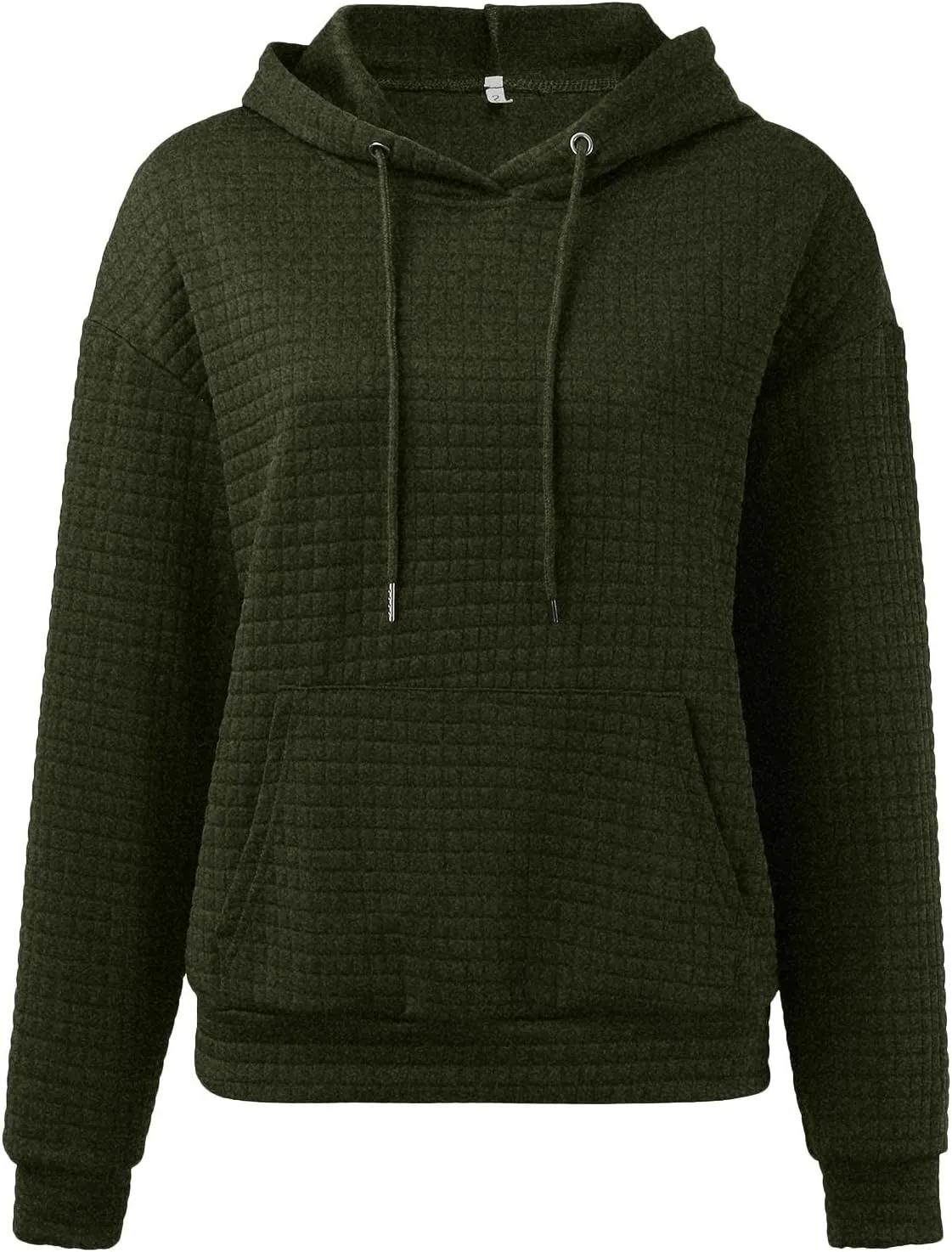 Women's Casual Oversized Hoodies Color Block Long Sleeve Drawstring Sweatshirt Solid Loose Pullover Tops with Pocket