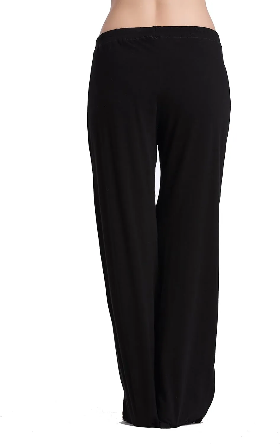 Womens Casual Stretch Cotton Pajama Pants Simple Lounge Pants