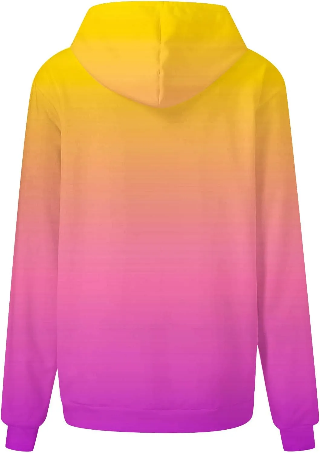 Womens Fall Fashion Hoodies 2023 Casual Oversized Long Sleeve Pullover Tops Gradient Loose Warm Hooded Sweatshirts
