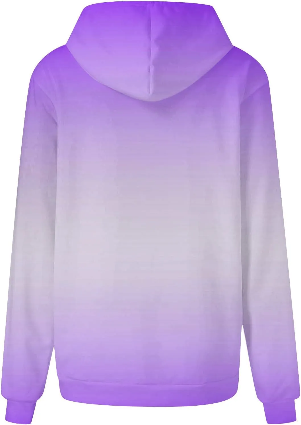 Womens Fall Fashion Hoodies 2023 Casual Oversized Long Sleeve Pullover Tops Gradient Loose Warm Hooded Sweatshirts