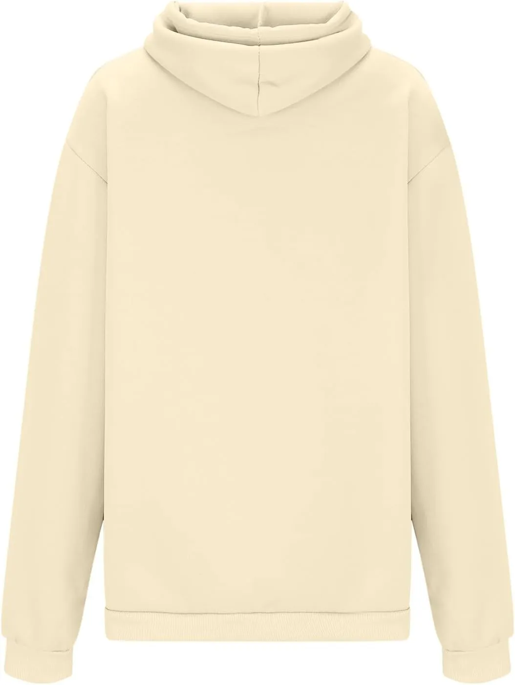 Women's Graphic Hoodies Heart Print Drawstring Long Sleeve Pocket Sweatshirt Casual Loose Fit Crewneck Pullover Tops