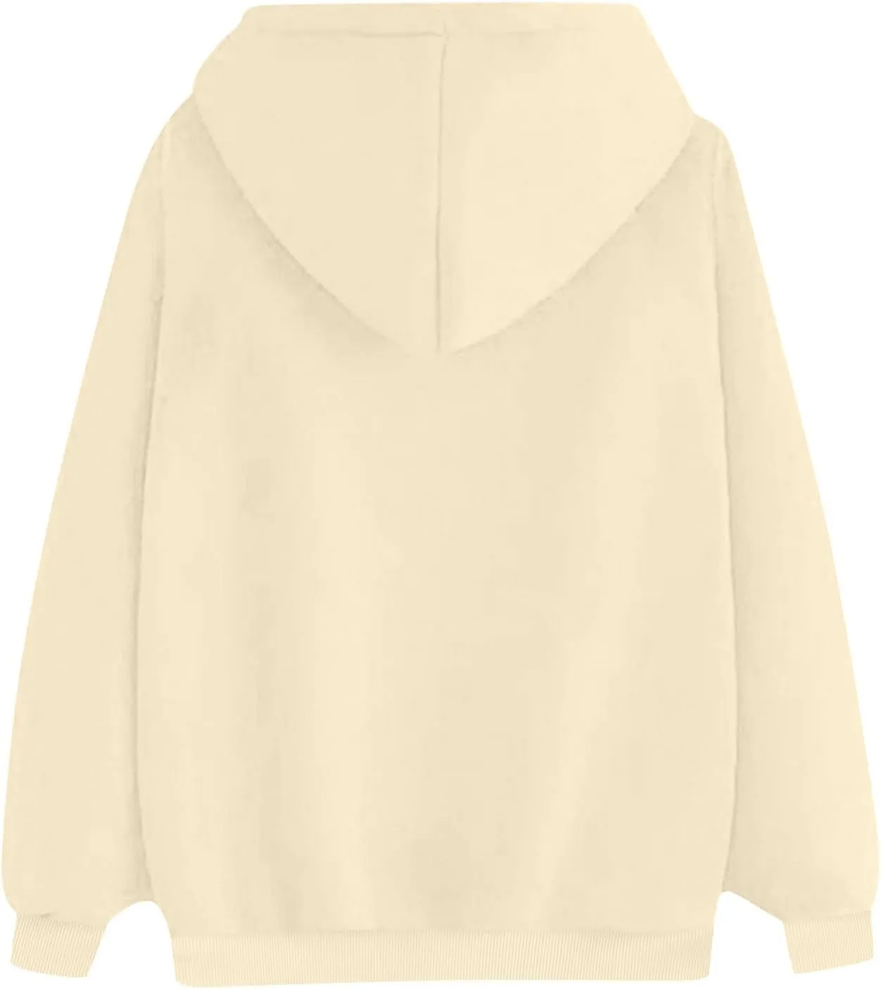 Women's Graphic Hoodies Heart Print Drawstring Long Sleeve Pocket Sweatshirt Casual Loose Fit Crewneck Pullover Tops