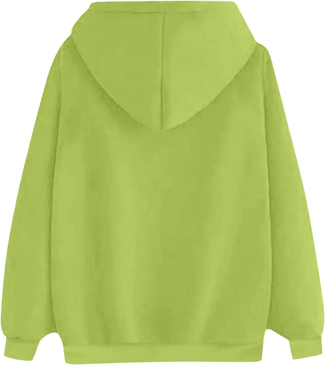 Women's Graphic Hoodies Heart Print Drawstring Long Sleeve Pocket Sweatshirt Casual Loose Fit Crewneck Pullover Tops