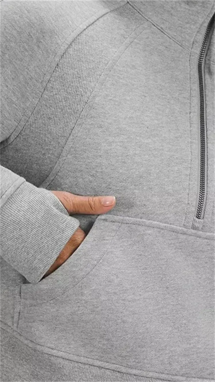 Womens Half Zip Oversized Sweatshirts Cropped Hoodies Fall Y2k Long Sleeve Hoodie Sweatshirts for Teen