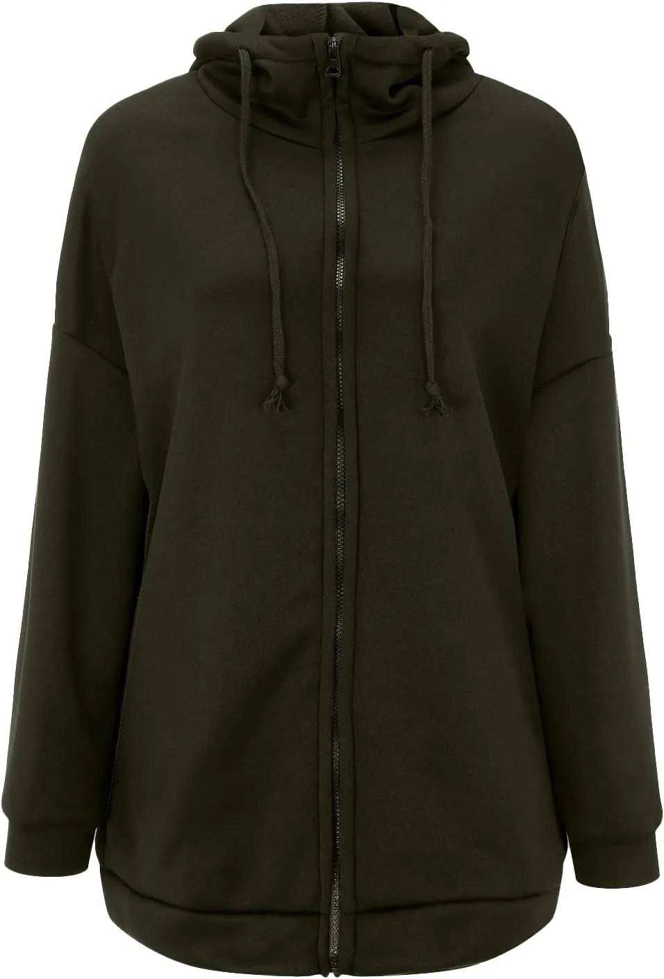 Womens Hoodies Fashion Sweatshirts Full Zip Up Winter Fleece Pullover Hoodies Fall Long Jackets with Pockets