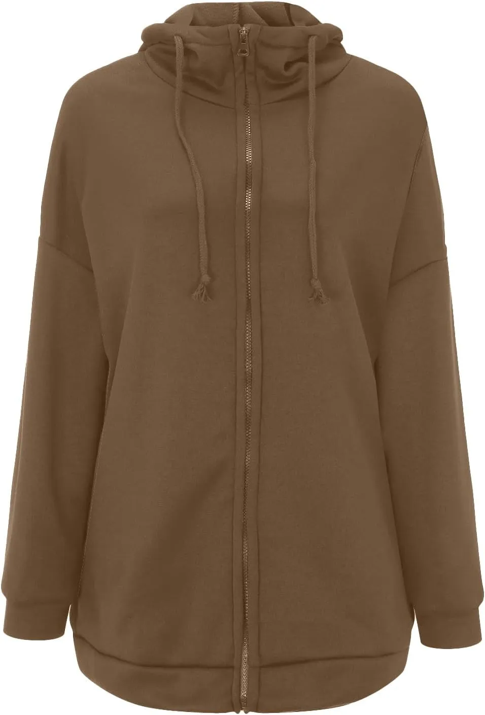 Womens Hoodies Fashion Sweatshirts Full Zip Up Winter Fleece Pullover Hoodies Fall Long Jackets with Pockets